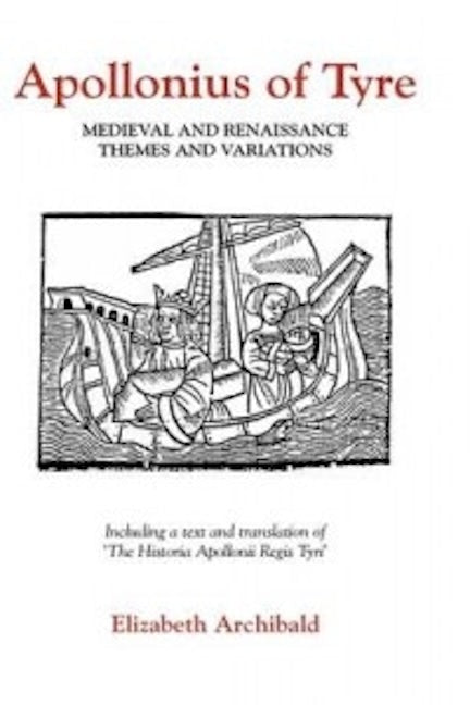 Book cover image for Apollonius of Tyre ISBN: 9780859913164